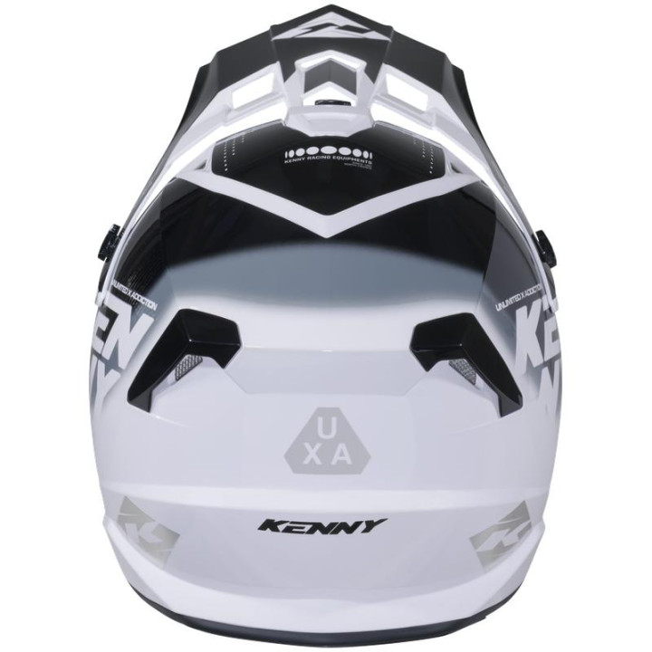 Casque KENNY track graphic focus noir | Oxmoto