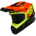 Casque KENNY track graphic focus rouge | Oxmoto