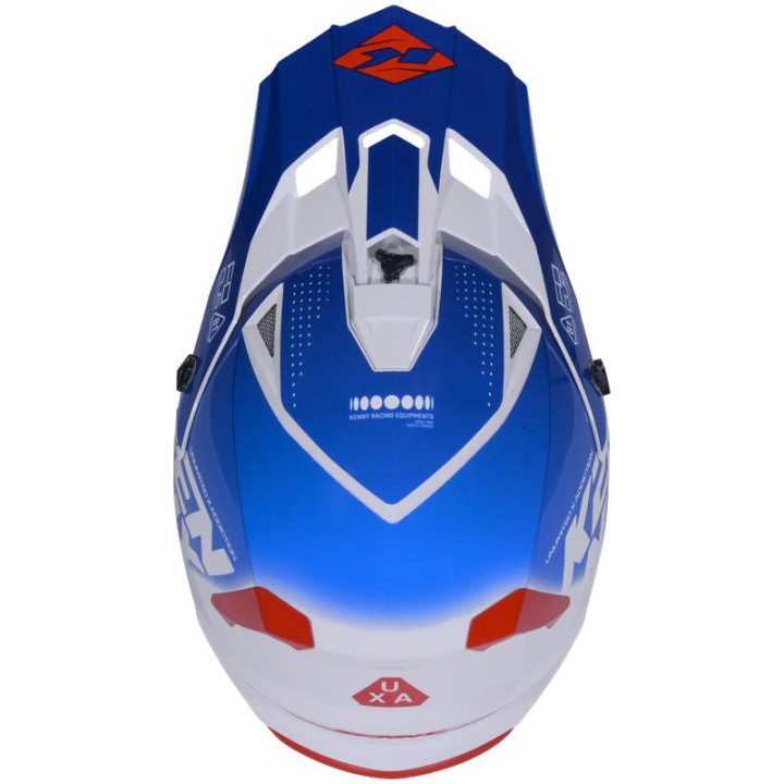 Casque KENNY track graphic focus patriot | Oxmoto