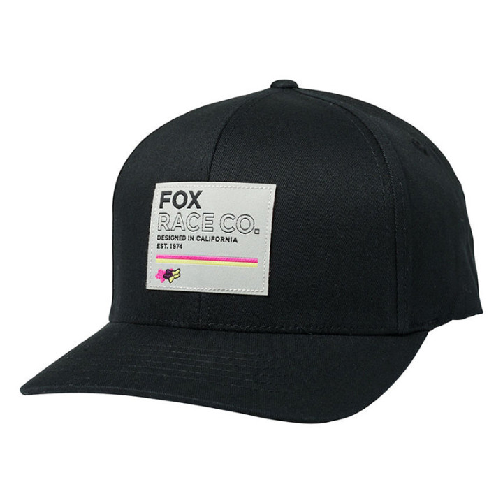 Casquette FOX youth analog flexfit noir | Oxmoto