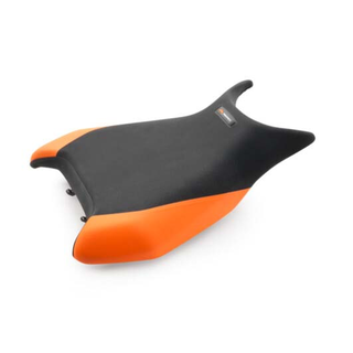 Selle haute complète (+13mm) factory noir/orange KTM 990 duke 2024-2025