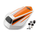 Capot de selle plastique blanc/orange KTM 125/200/250/390 duke 2017-2024