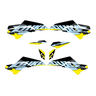 Kit autocollant style noir/jaune KTM duke 2024-2025 | Oxmoto