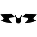 Stickers de protection de réservoir noir KTM 1290 super adventure 2021-2024
