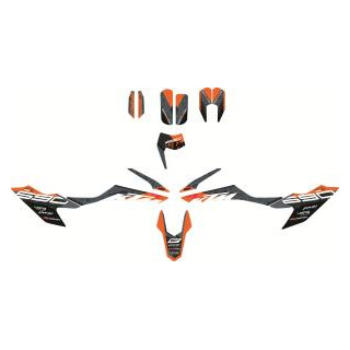 Kit déco factory orange/bleu KTM 690 smc/enduro 2021-2024