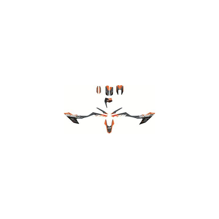 Kit déco factory orange/bleu KTM 690 smc/enduro 2021-2024