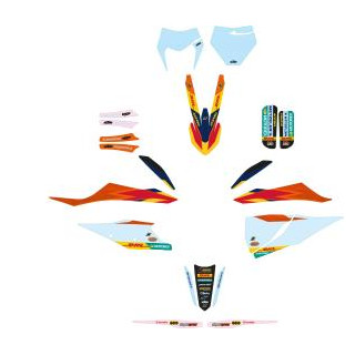 Kit déco factory orange KTM sx/sx-f - exc/exc-f 2019-2023