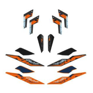 Kit autocollant factory orange/bleu KTM 1290 super duke 2020-2021