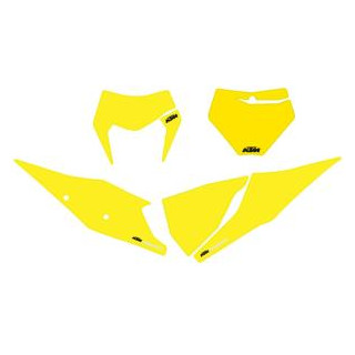 Fond de plaque jaune KTM sx/sx-f - exc/exc-f 2019-2023