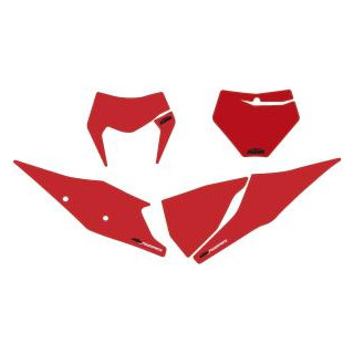 Fond de plaque rouge KTM sx/sx-f - exc/exc-f 2019-2023