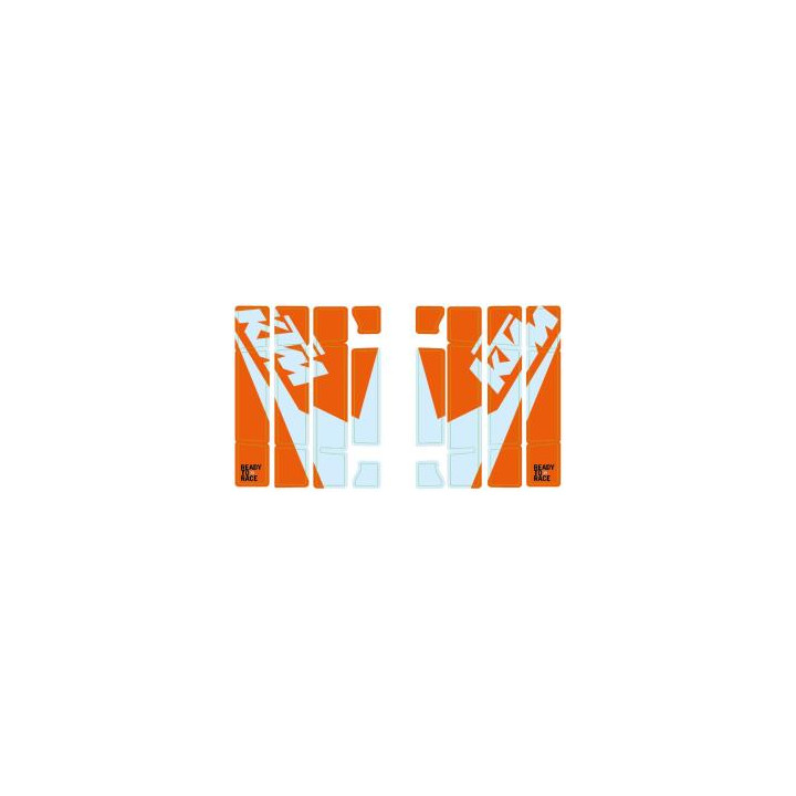 Stickers grille de radiateur orange/blanc KTM sx/sx-f - exc/exc-f 2019-2023