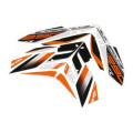 Kit autocollant blanc/orange KTM 1290 super duke 2014-2016