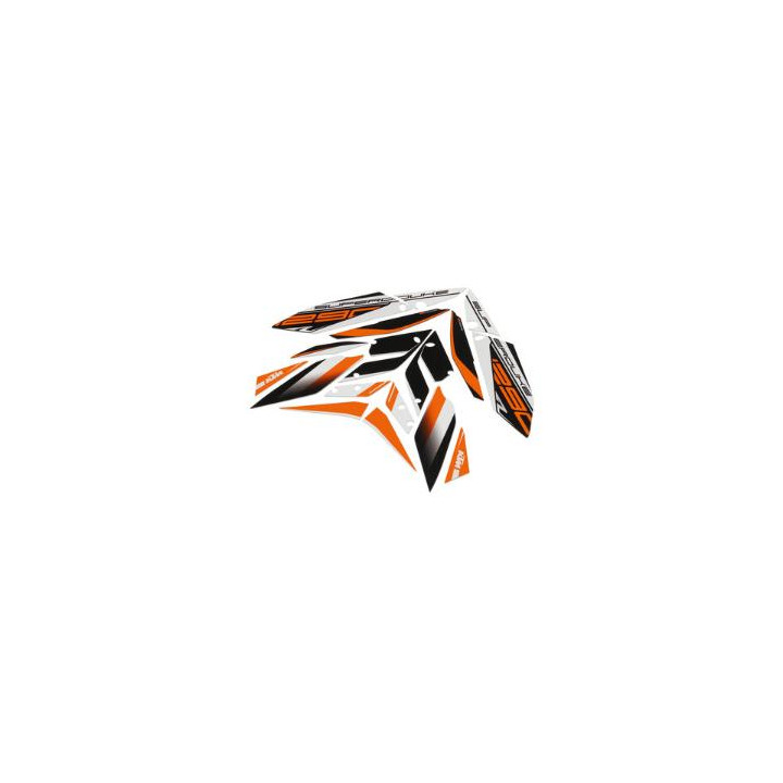 Kit autocollant blanc/orange KTM 1290 super duke 2014-2016