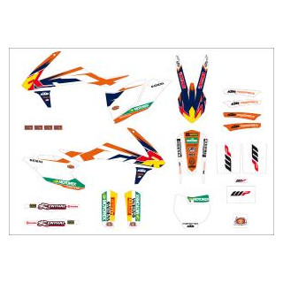 Kit déco factory KTM sx/sx-f 2016-2018 | Oxmoto