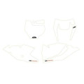 Fond de plaque blanc KTM sx/sx-f - exc/exc-f 2016-2019