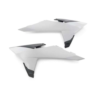 Jeu d'ouies de radiateur blanc KTM sx/sx-f 2025-2026
