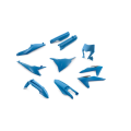 Kit plastique complet KTM exc/exc-f 2024-2026 bleu | Oxmoto