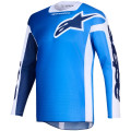 Maillot Alpinestars racer air portl bleu/blanc | Oxmoto