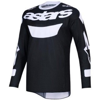 Maillot Alpinestars racer air riway noir/blanc | Oxmoto