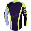 Maillot Alpinestars racer portl violet/jaune | Oxmoto