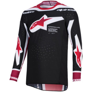 Maillot Alpinestars supertech afd vista noir/rouge/blanc
