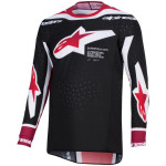 maillot alpinestars supertech afd vista noir/rouge/blanc
