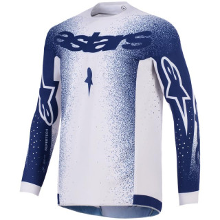 Maillot Alpinestars supertech scenz gris/bleu | Oxmoto