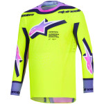 maillot alpinestars supertech vista jaune/violet/noir