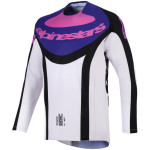 maillot alpinestars techstar knif noir/gris/violet