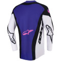Maillot Alpinestars techstar knif noir/gris/violet | Oxmoto