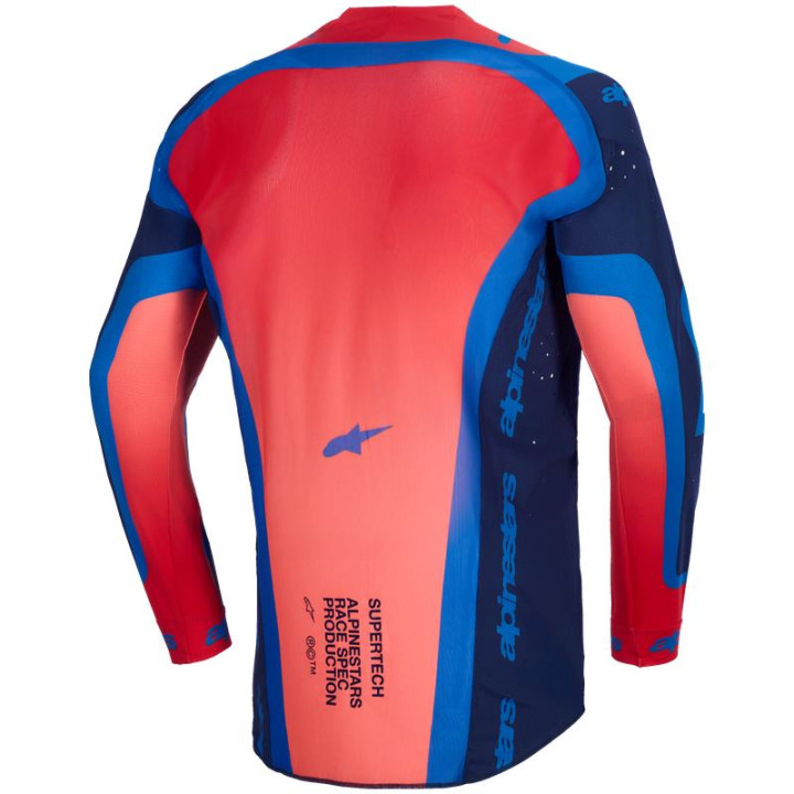 Maillot Alpinestars supertech vista navy/corail | Oxmoto