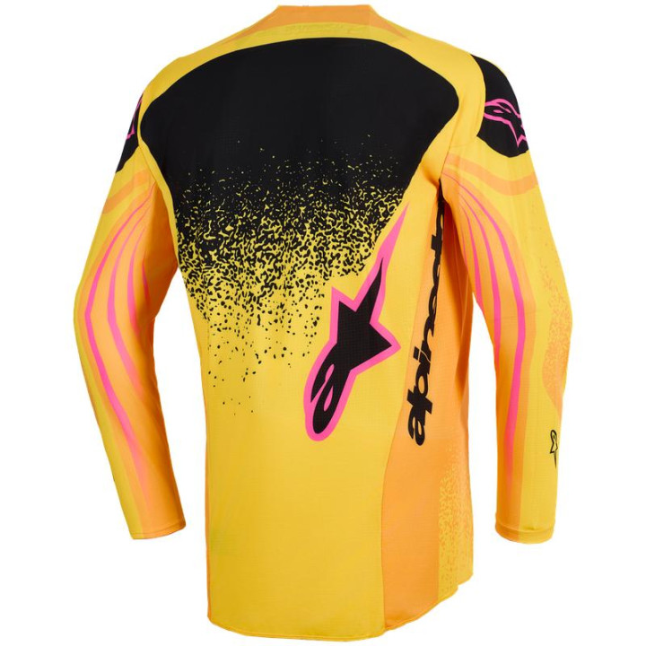 Maillot Alpinestars techstar nomur orange/jaune/rose
