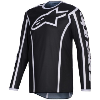 Maillot Alpinestars fluid apex noir/gris | Oxmoto