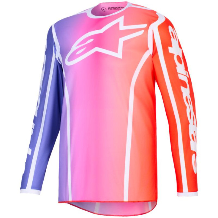 Maillot Alpinestars fluid apex multicolor | Oxmoto