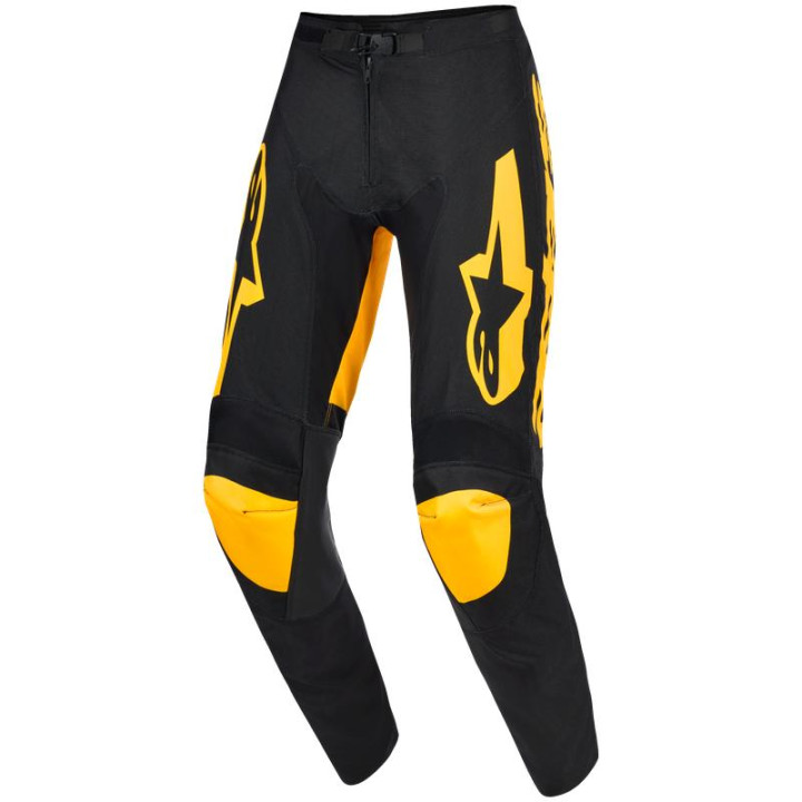 Pantalon Alpinestars racer riway jaune/noir | Oxmoto