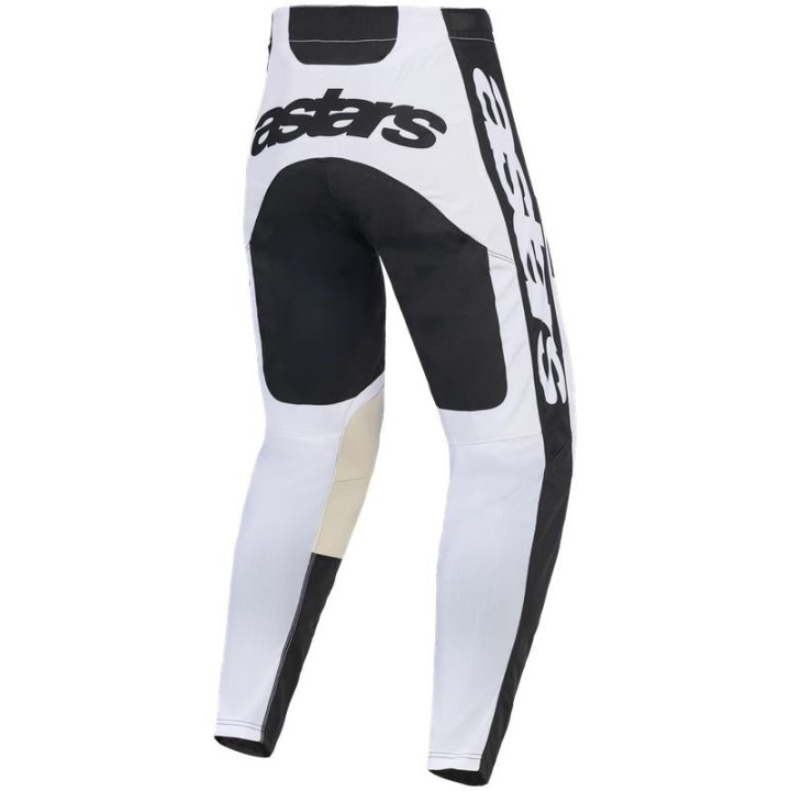 Pantalon Alpinestars racer riway blanc/noir | Oxmoto