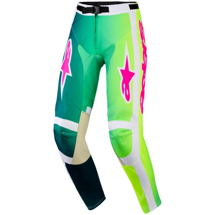 Pantalon Alpinestars racer portl vert/blanc/noir | Oxmoto