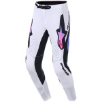pantalon alpinestars supertech afd vista blanc/violet/noir