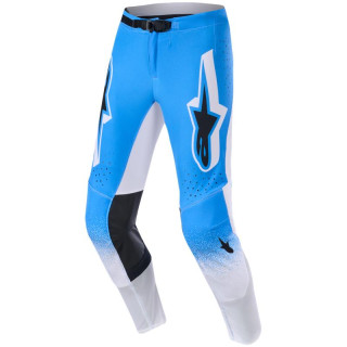 Pantalon Alpinestars supertech scenz bleu/blanc | Oxmoto