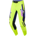 Pantalon Alpinestars supertech vista jaune/violet/noir