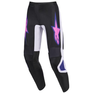 Pantalon Alpinestars fluid grid noir/gris/violet | Oxmoto