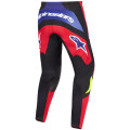 Pantalon Alpinestars fluid grid rouge/noir/violet | Oxmoto