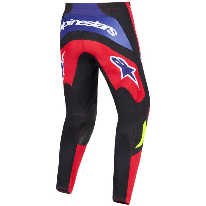 Pantalon Alpinestars fluid grid rouge/noir/violet | Oxmoto