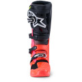 Bottes Alpinestars tech 7 noir/rouge/rose | Oxmoto