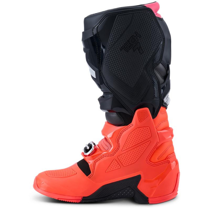 Bottes Alpinestars tech 7 noir/rouge/rose | Oxmoto