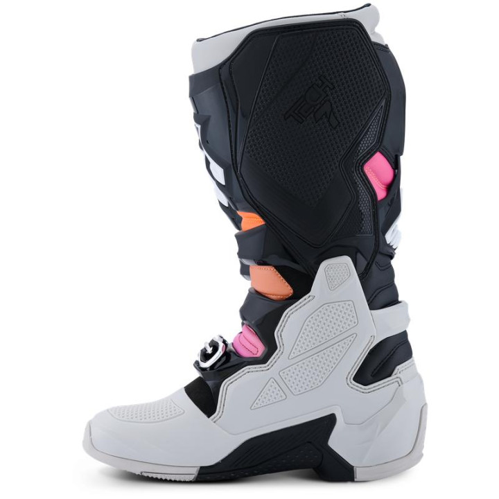 Bottes Alpinestars tech 7 noir/gris/orange/magenta | Oxmoto