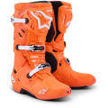 Bottes Alpinestars tech 10 supervented orange/noir/blanc