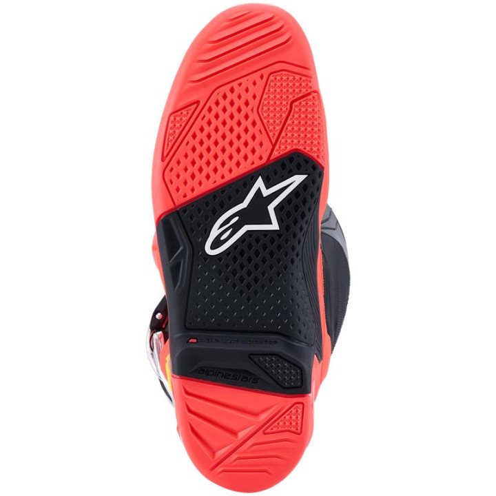 Bottes Alpinestars tech 7 noir/rouge/rose | Oxmoto