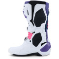 Bottes Alpinestars tech 10 blanc/violet/bleu/rose | Oxmoto