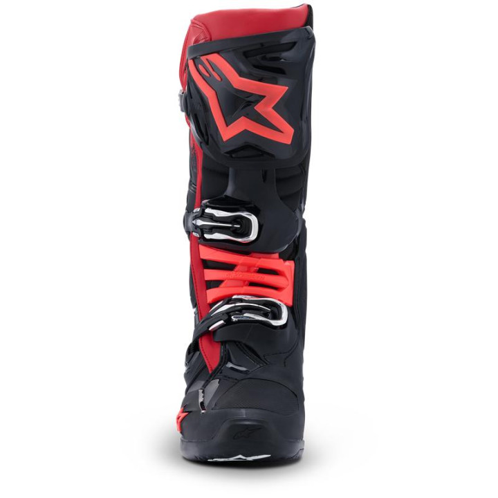 Bottes Alpinestars tech 10 rouge/noir | Oxmoto